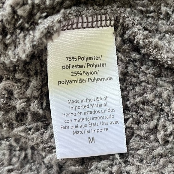 Beyond Yoga Sweater Women’s Medium All The Feels Cropped Raglan Pullover Fuzzy - Picture 4 of 7